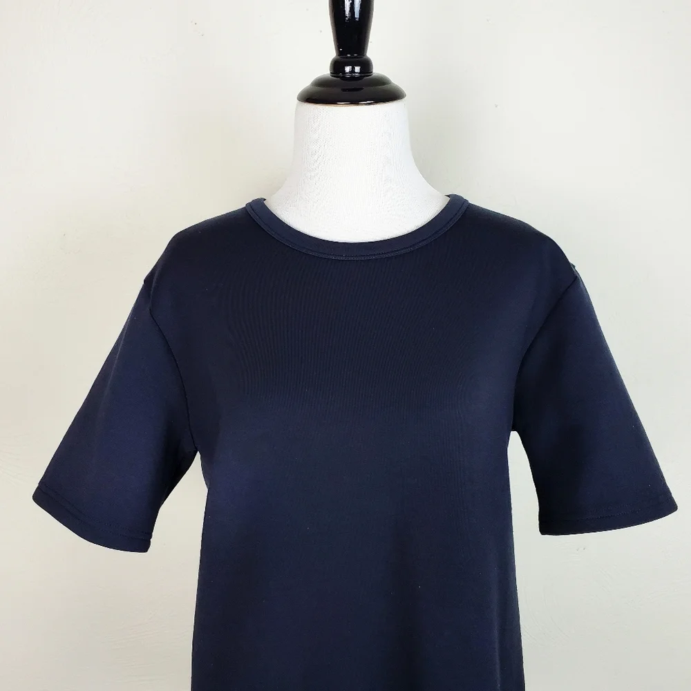 Chalmers Pajamas Top Shirt Black Short Sleeves Sleep Lounge